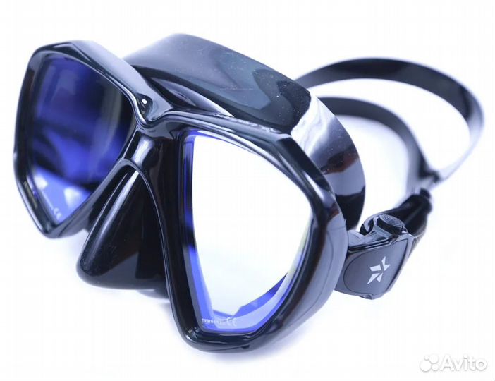 Набор для подводной охоты маска и трубка Неман Bk