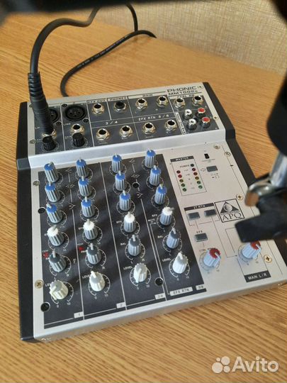 Shure sm 58 + микшер
