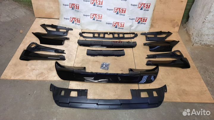 Обвес аэропакет черный глянец bmw x5 e70