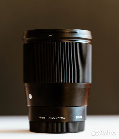 Объектив sigma 16 mm f 1,4