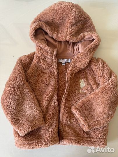 Флисовая курточка US Polo 68-74