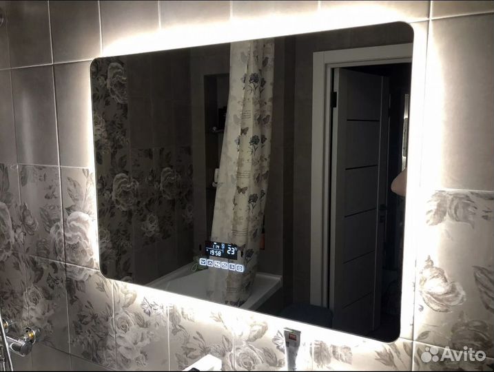 Зеркало с диодной подсветкой в ванную Gwen