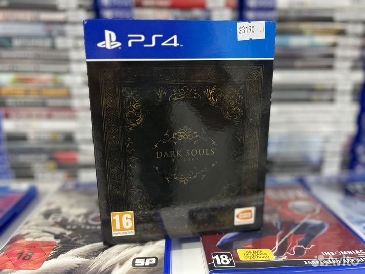 Диск PS4 Dark Souls trilogy