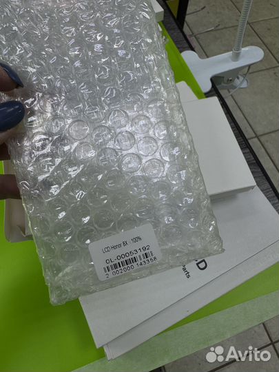 Дисплей для honor 8x (100%) черный в сборе