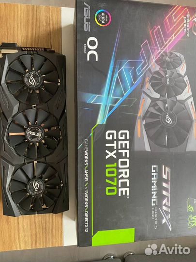 Видео карта 1070 strix gaming