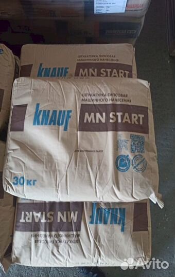 Штукатурка гипсовая knauf мн старт (30кг)