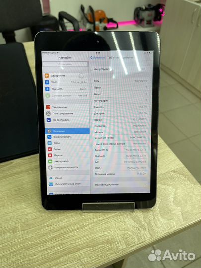 Планшет Apple iPad mini 64Gb Wi-Fi + Cellular