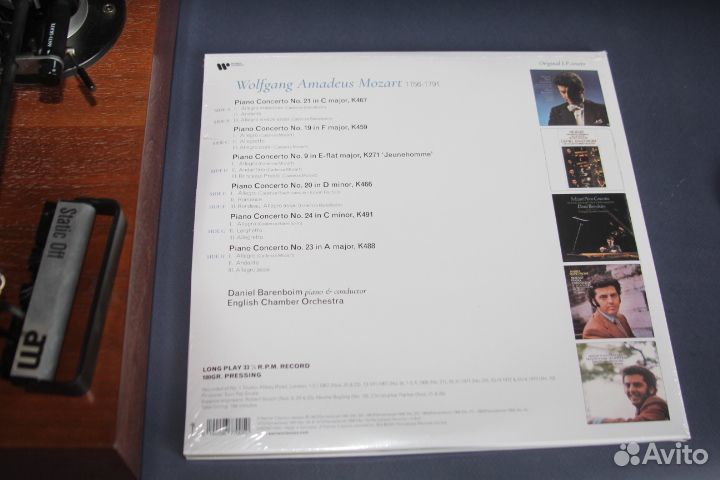 Моцарт - Piano Concertos: 9,19,20,21,23,24 Lp
