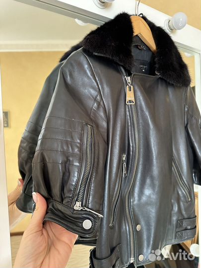 Кожаная куртка женская