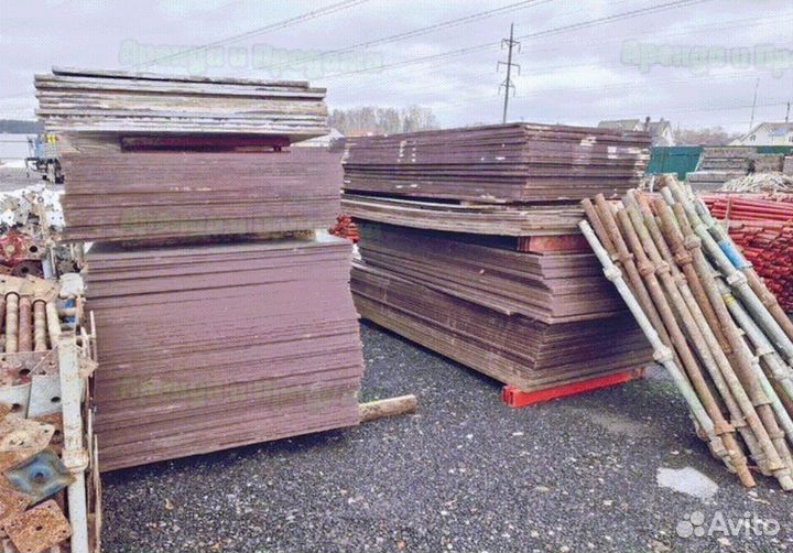 Фанера ламинированная б/у