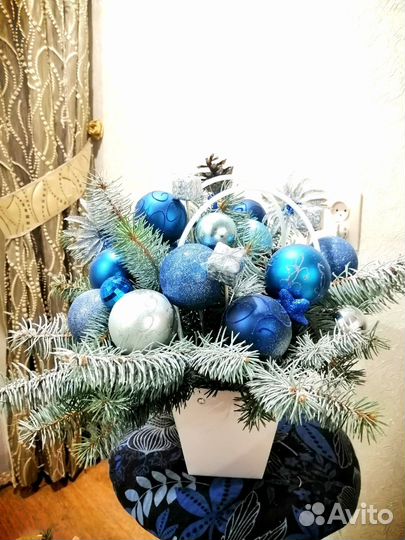 Новогодняя композиция из нобилиса