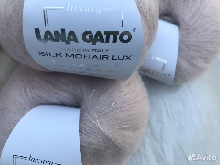 Пряжа мохер на шелке