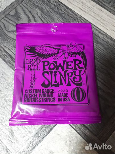 Струны для гитары Ernie Ball (новые)