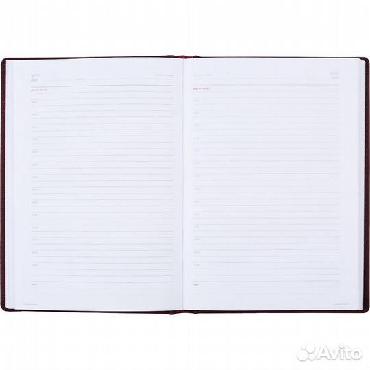 Ежедневник А5 бордо