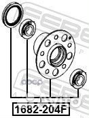 Ступица колеса перед прав/лев mercedes-benz