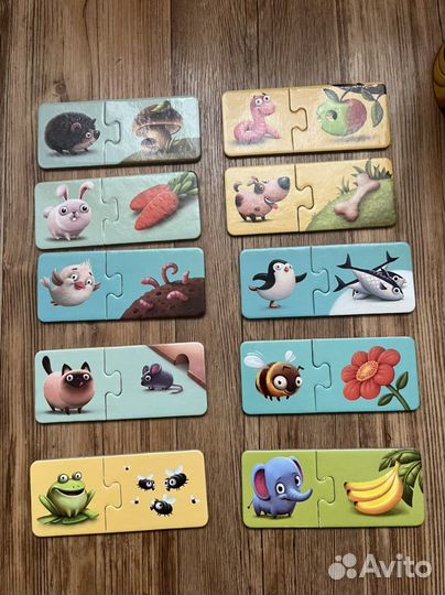 Пазлы половинки puzzlika