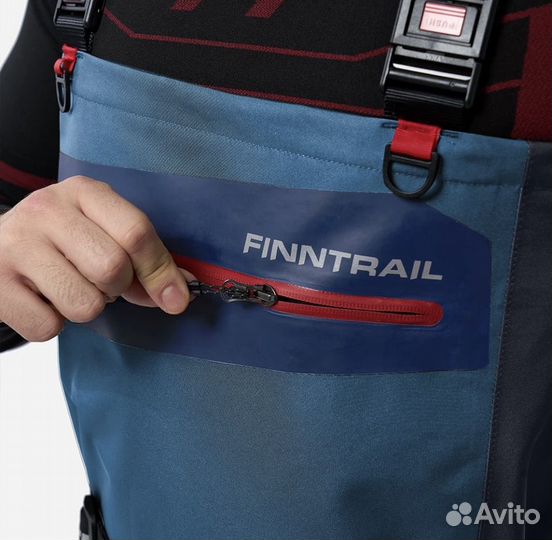 Вейдерсы мембранные Finntrail Athletic Blue