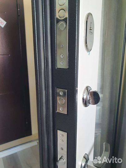 Дверь входная 9см зеркало эмалит