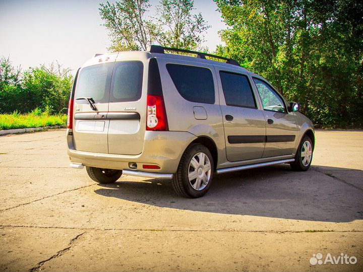 Защита порогов прямая 51мм искра (ппк) LADA Largu