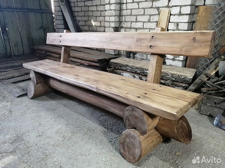 Деревянные садовые скамейки для дачи из подручных материалов