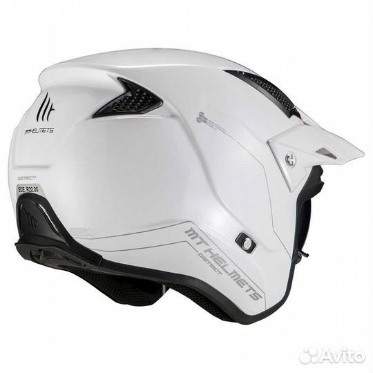 MT Helmets District SV S Solid Open Face Helmet Бе