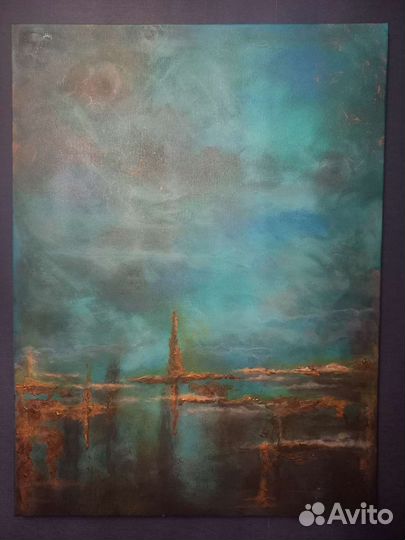 Картина. Пано декоративное. 60х80 см. Холст