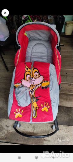 Детские санки коляска бу