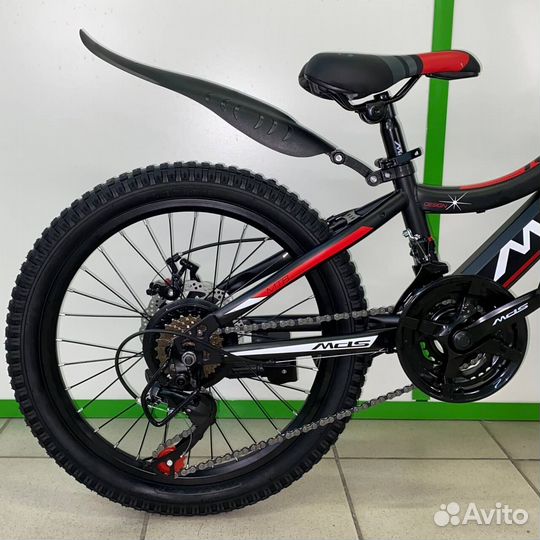 Велосипед горный Черный-красный