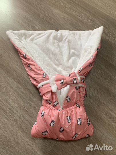 Конверт на выписку для девочки осень - зима