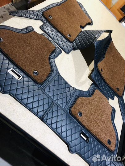Автоковрики из экокожи 3D на любой BMW