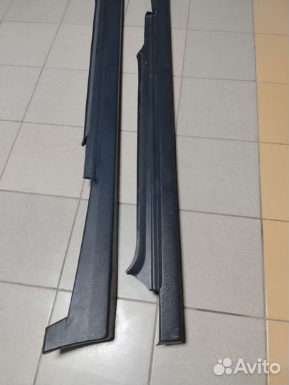 Пластмассовые накладки на пороги на ваз-21123 купэ
