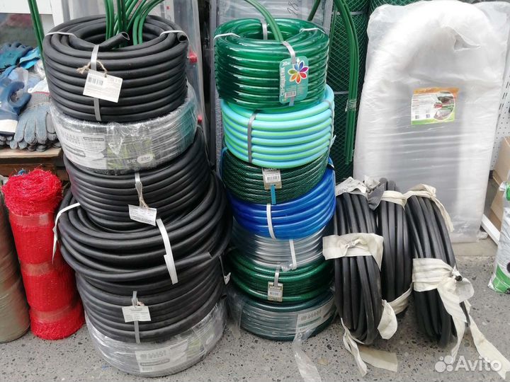 Шланг садовый поливочный резиновый