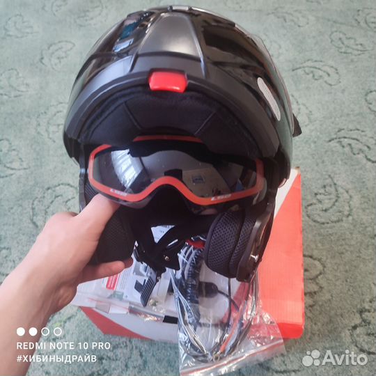 Шлем для снегохода с подогревом