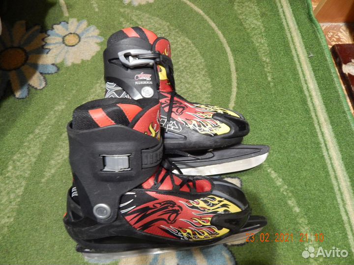 Коньки раздвижные