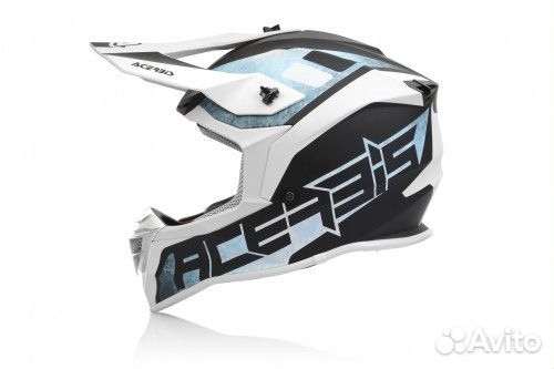 Шлем Acerbis linear White/Light-Blue Р-Р:M