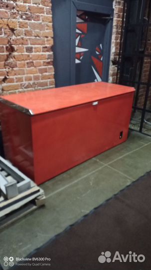 Морозильный ларь с глухой крышкой бу