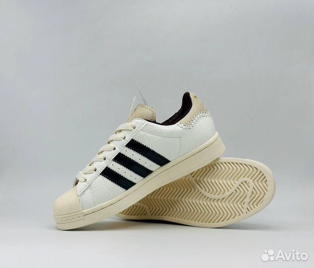 Adidas Superstar Wales Bonner Croc - Wonder White