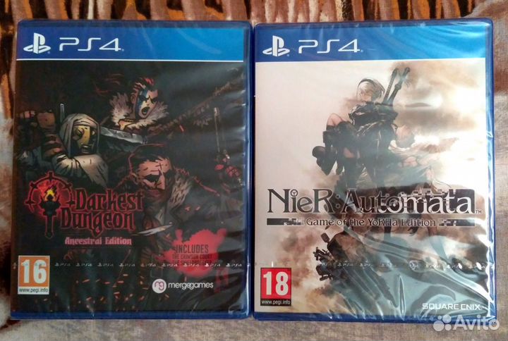 Новые игры для PS4, в заводской плёнке (sealed)