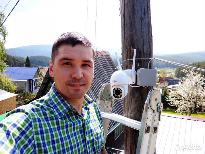 Монтаж Установка видеонаблюдения Частный мастер