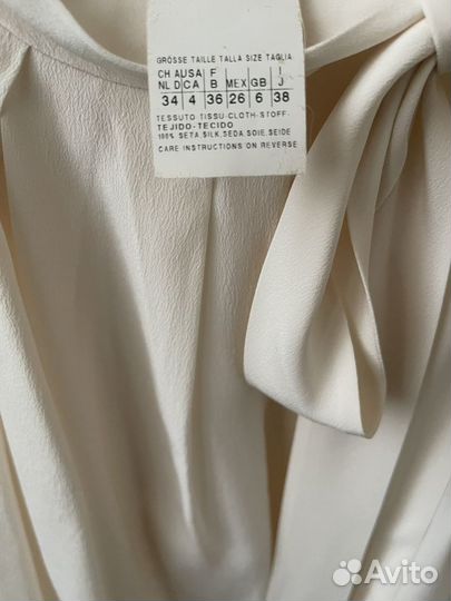 Блузка натуральный шелк италия