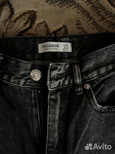 Джинсы pull and bear mom