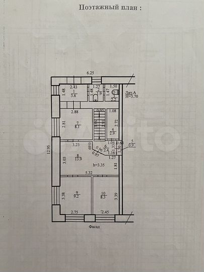 Свободного назначения, 53.4 м²