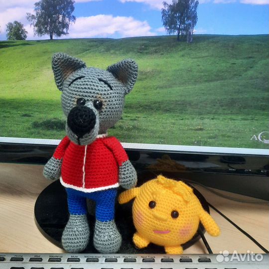 Колобок мягкая игрушка ручной работы на заказ