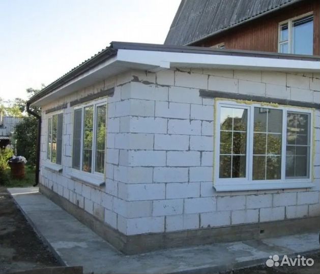 Строительство террас веранд пристроек беседок