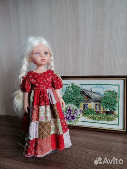 Лоскутные платье