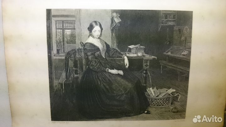 Учитель, литография 19 век