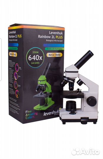 Микроскоп Levenhuk Rainbow 2L Plus