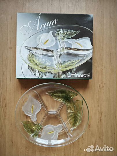 Менажница, стаканы Luminarc, кружки СССР