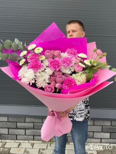 Большой букет цветов