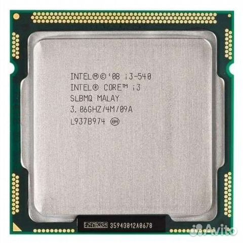 Процессор i3-540 3.0 Ghz 1156